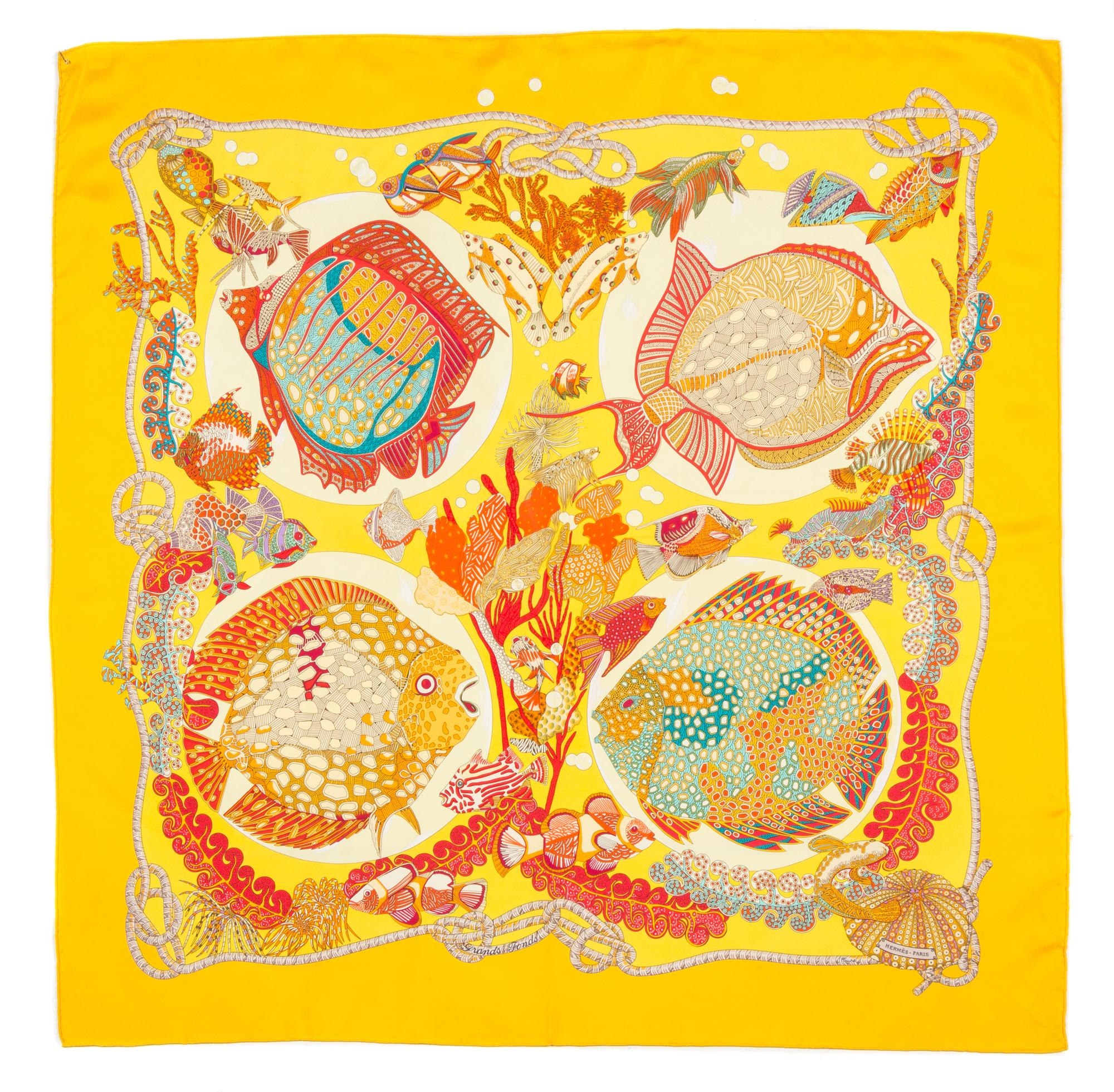 An Hermes 90cm Silk Scarf, 36" x 36"