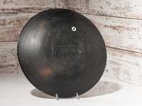 Blackware Pottery Charger 1956-1959