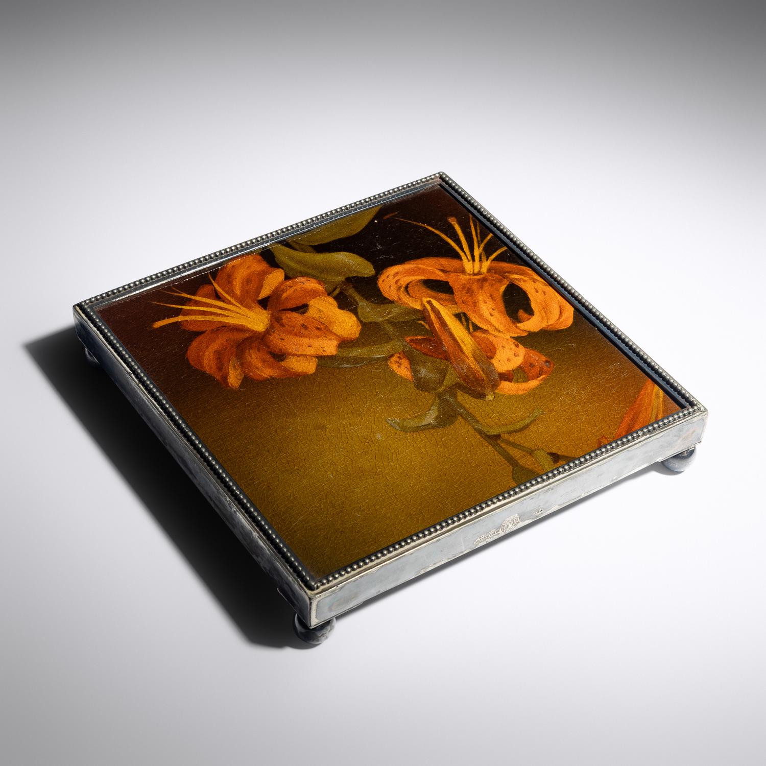 Pottery tile, 1911 Rookwood, USA