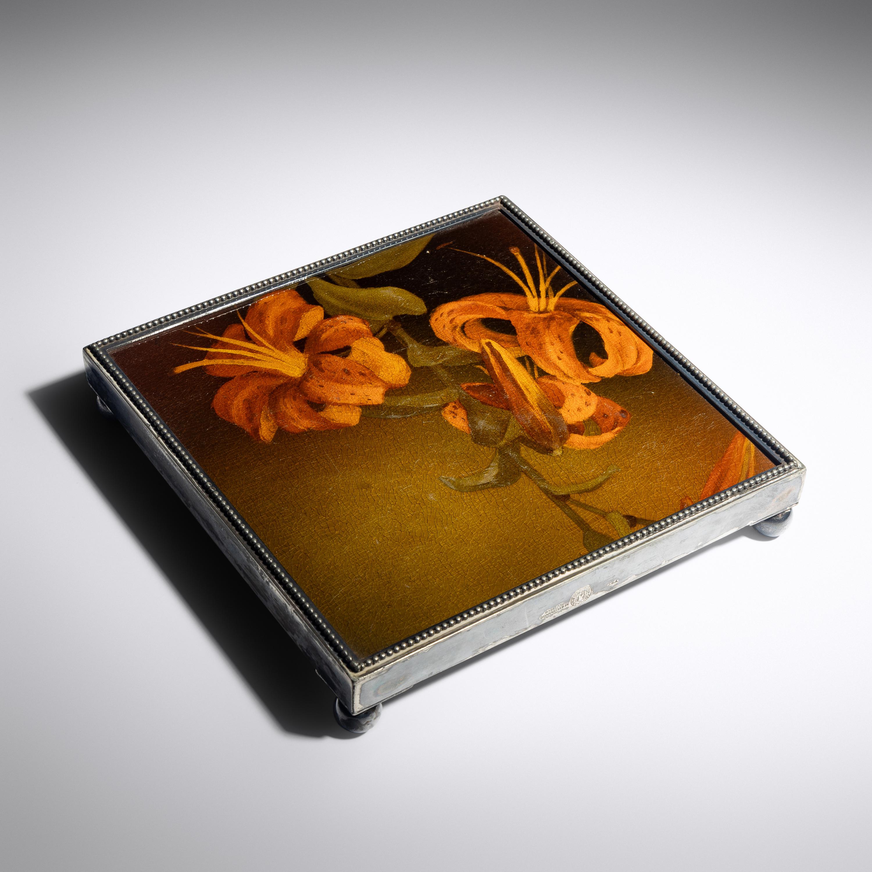 Pottery tile, 1911 Rookwood, USA