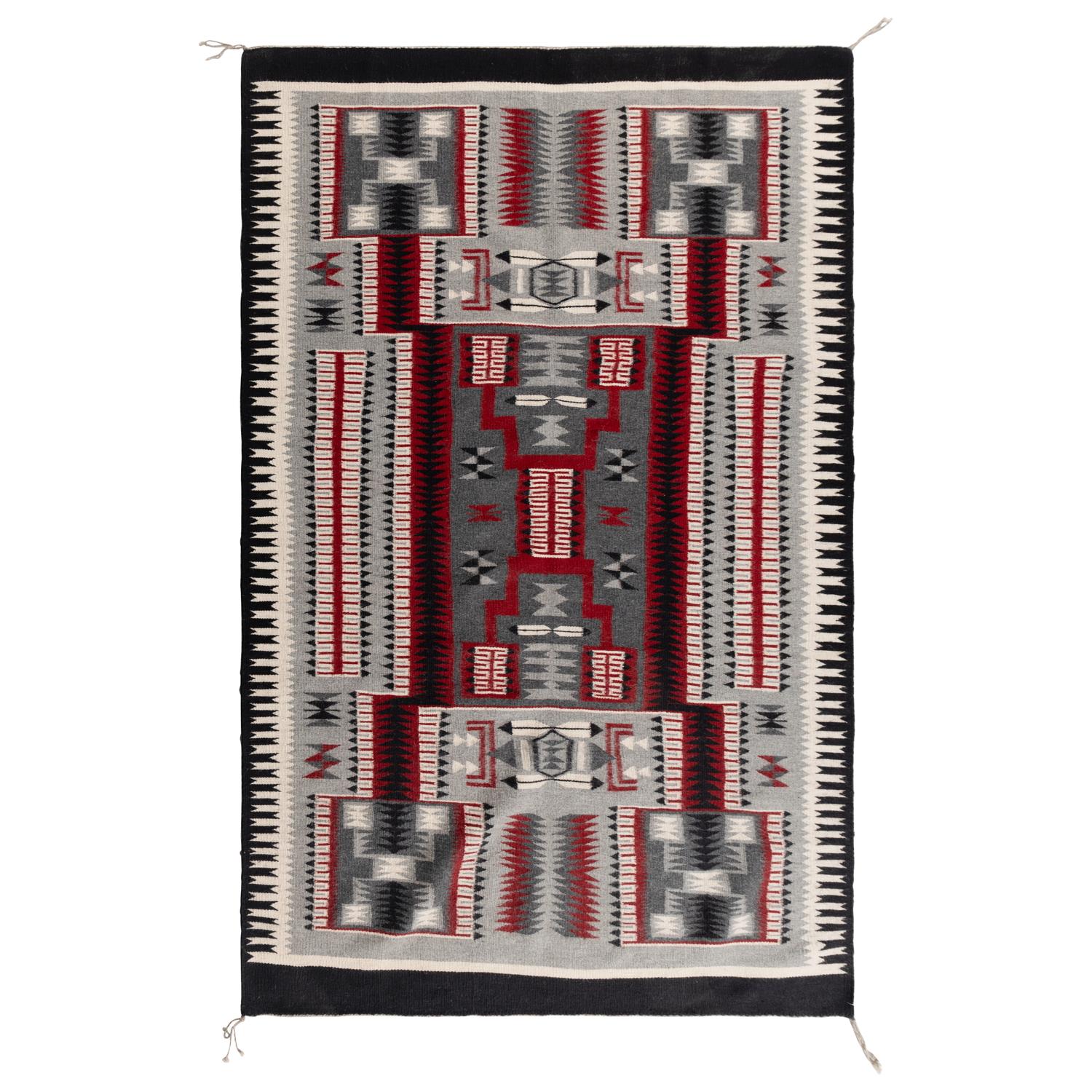 Navajo Storm Pattern Weaving [Rug]