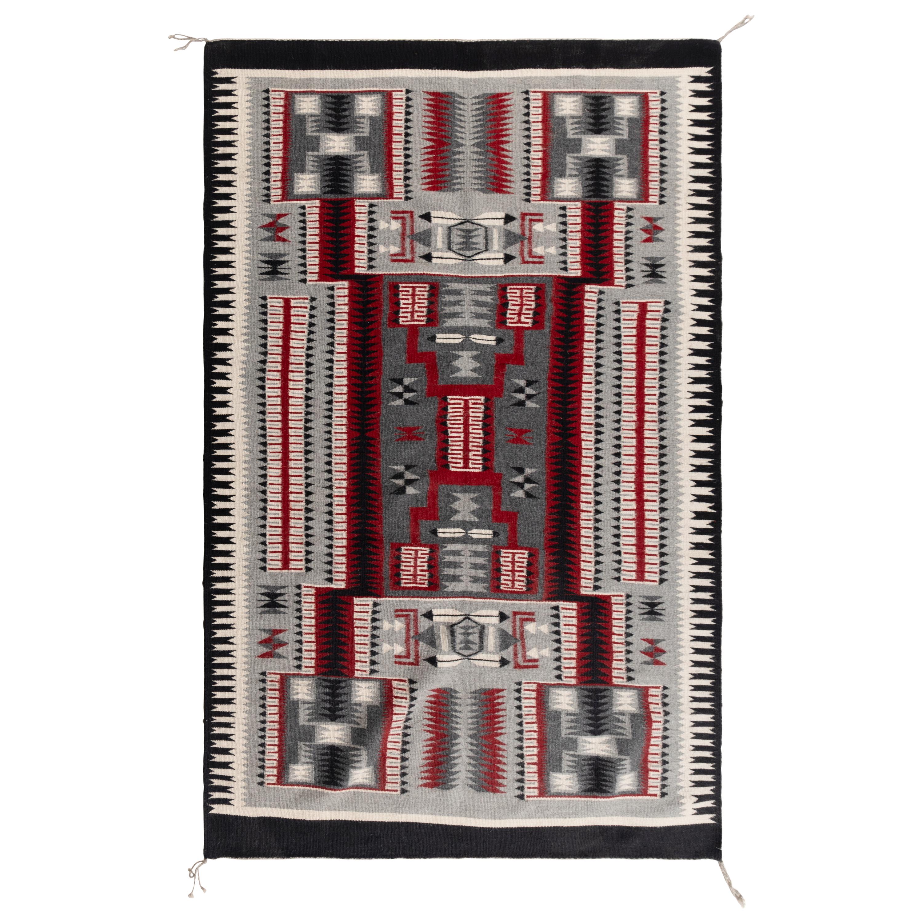 Navajo Storm Pattern Weaving [Rug]