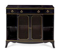 A Regency Style Ebonized Chiffonier