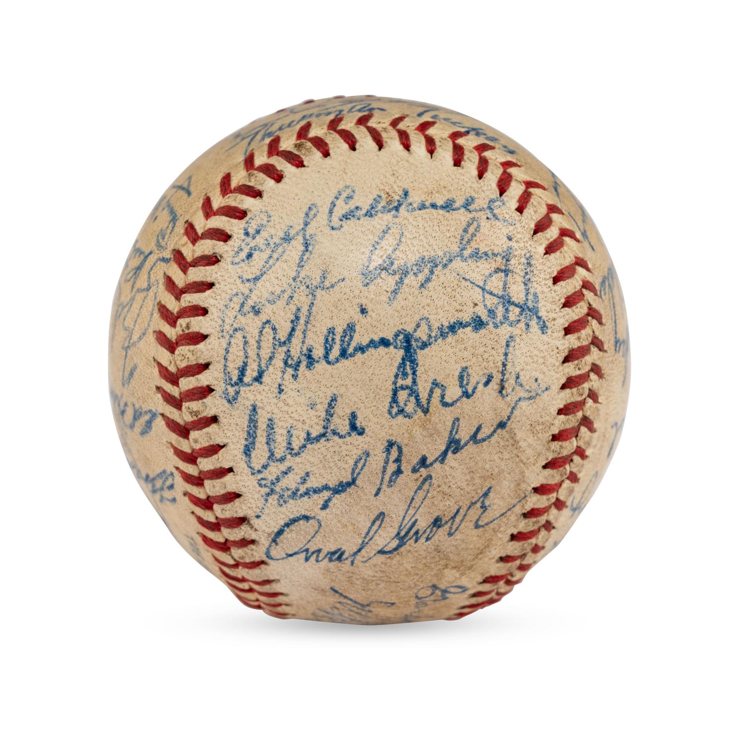 A 1946 Chicago White Sox Team Signed Autograph Baseball