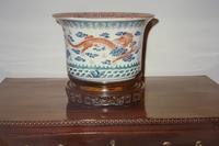 A Chinese Famille Rose Porcelain 'Dragon' Jardinière