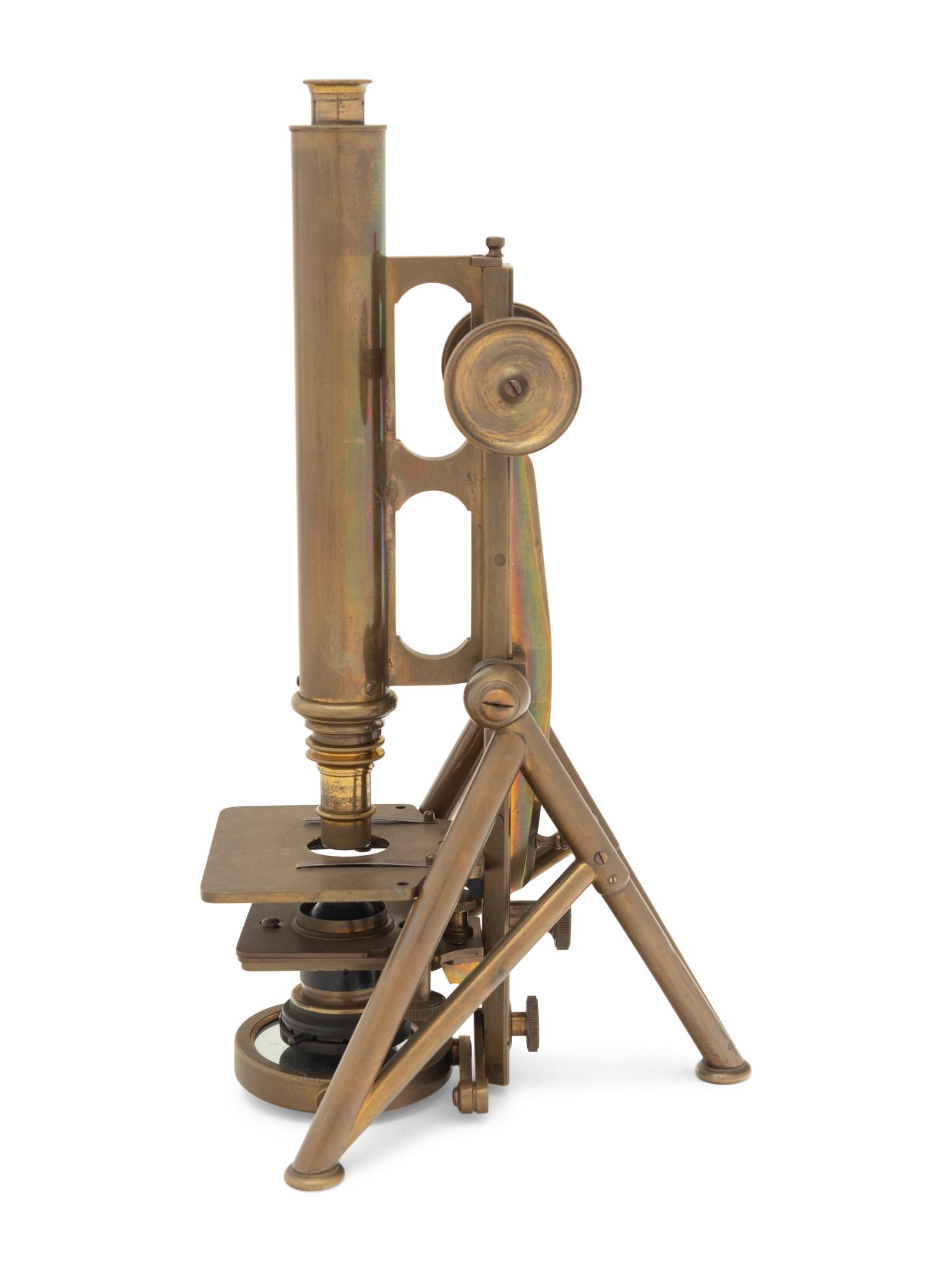 An English Brass Microscope