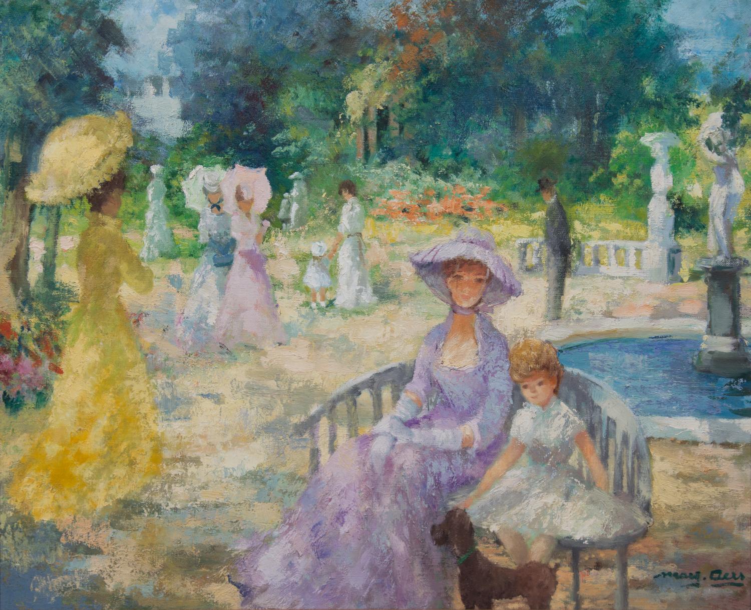 Artist Unknown, (French, 20th century), Au Bois de Boulogne
