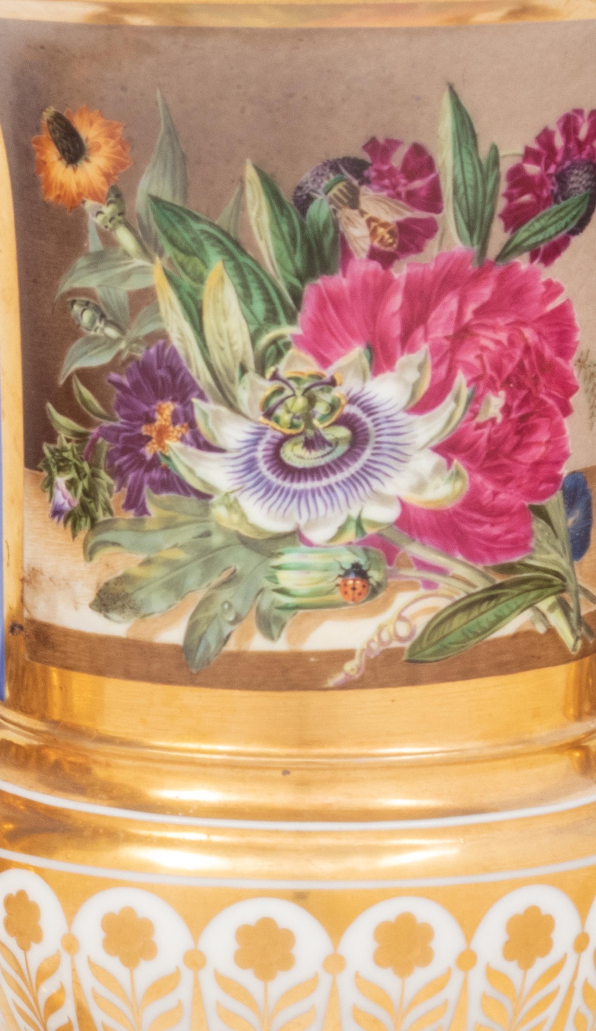 A Pair of Paris Porcelain Urns