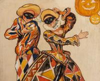 Halloween Harlequins