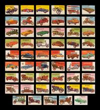 A Complete Set of 1954 Topps World on Wheels Trading Cards (160/160)