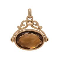 CITRINE FOB PENDANT