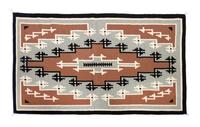 Navajo Two Grey Hills Rug 46 x 70 inches