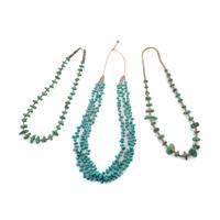 Pueblo-Style Turquoise Nugget and Heishi Necklaces