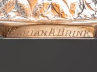 A Pair of American Repousse Silver Compotes