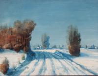 Artist Unknown, (early 20th century), A Snowy Road