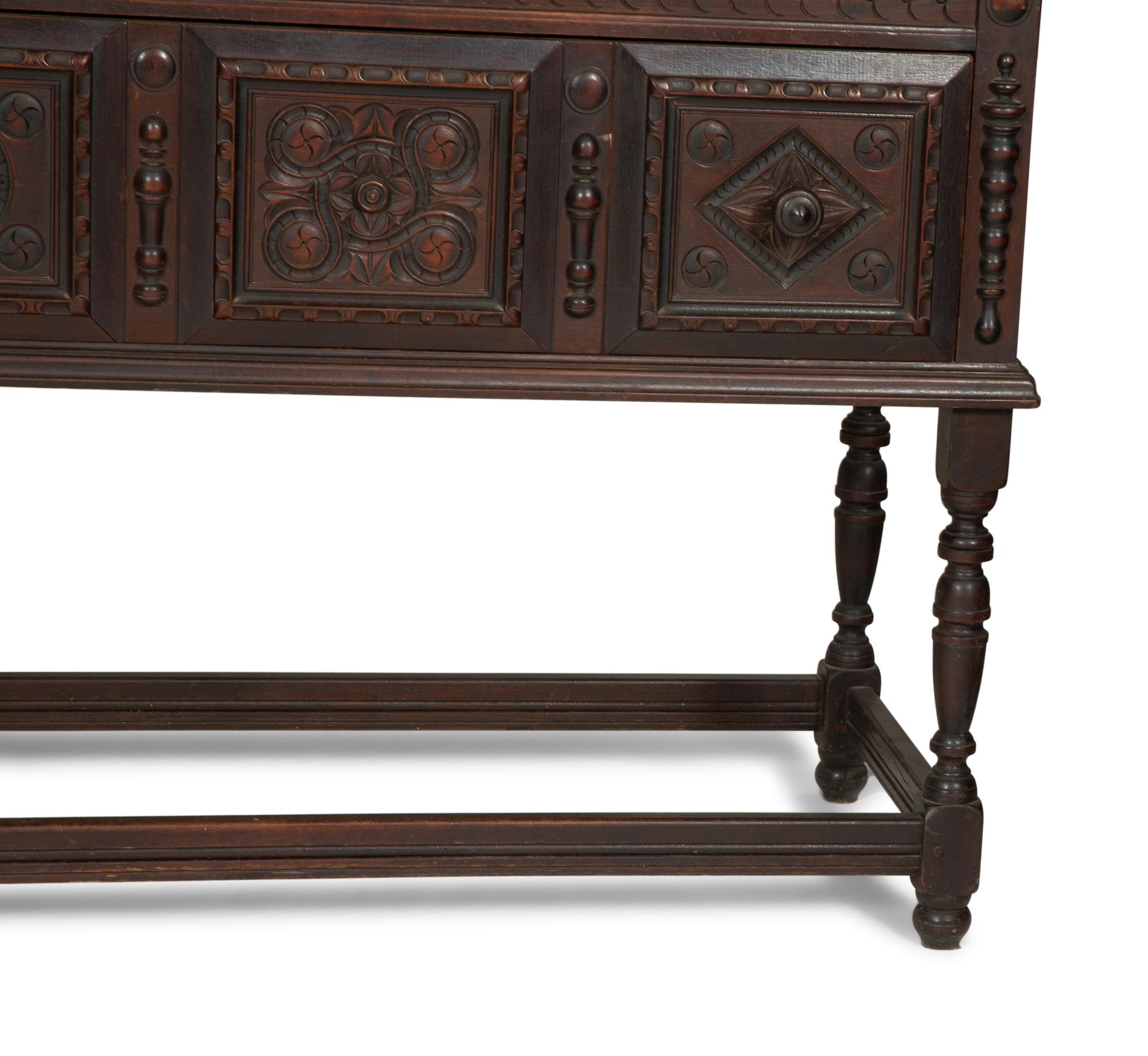 A Renaissance Revival Mahogany Side Board