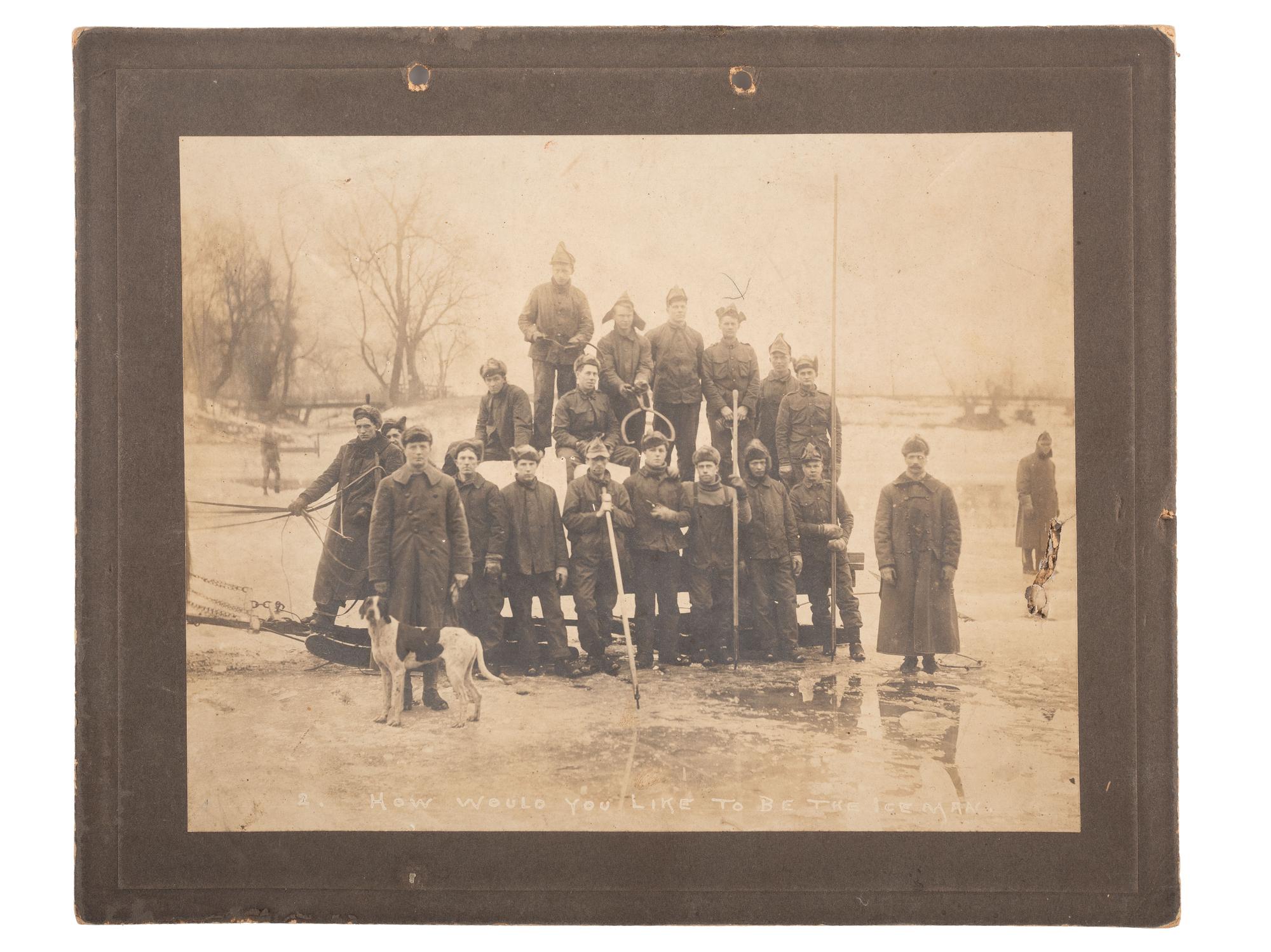 [EARLY PHOTOGRAPHY]. Large collection of mostly paper photographs incl. cabinet cards, CDVs, etc.