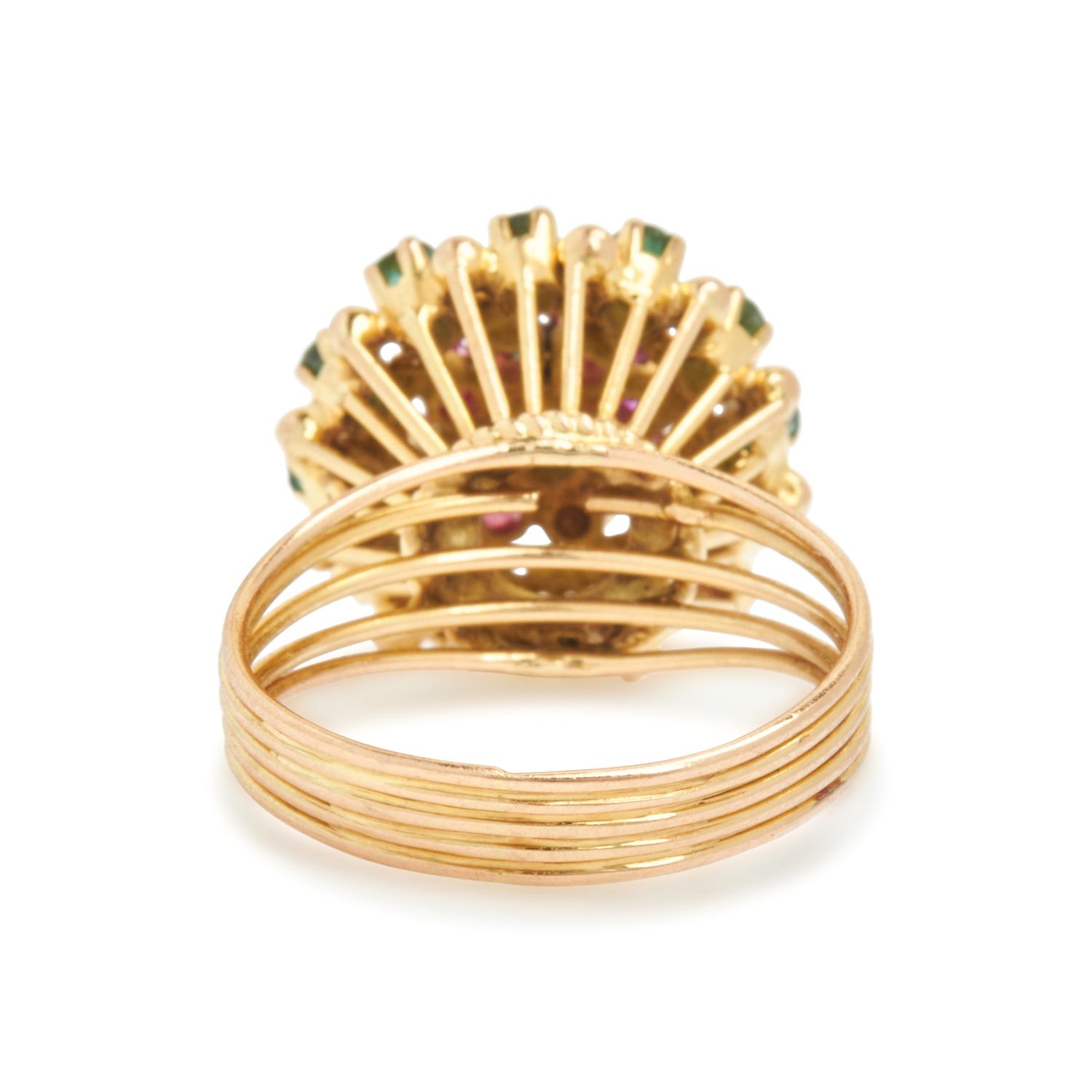 COLLECTION OF YELLOW GOLD AND GEMSTONE RINGS