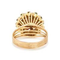COLLECTION OF YELLOW GOLD AND GEMSTONE RINGS