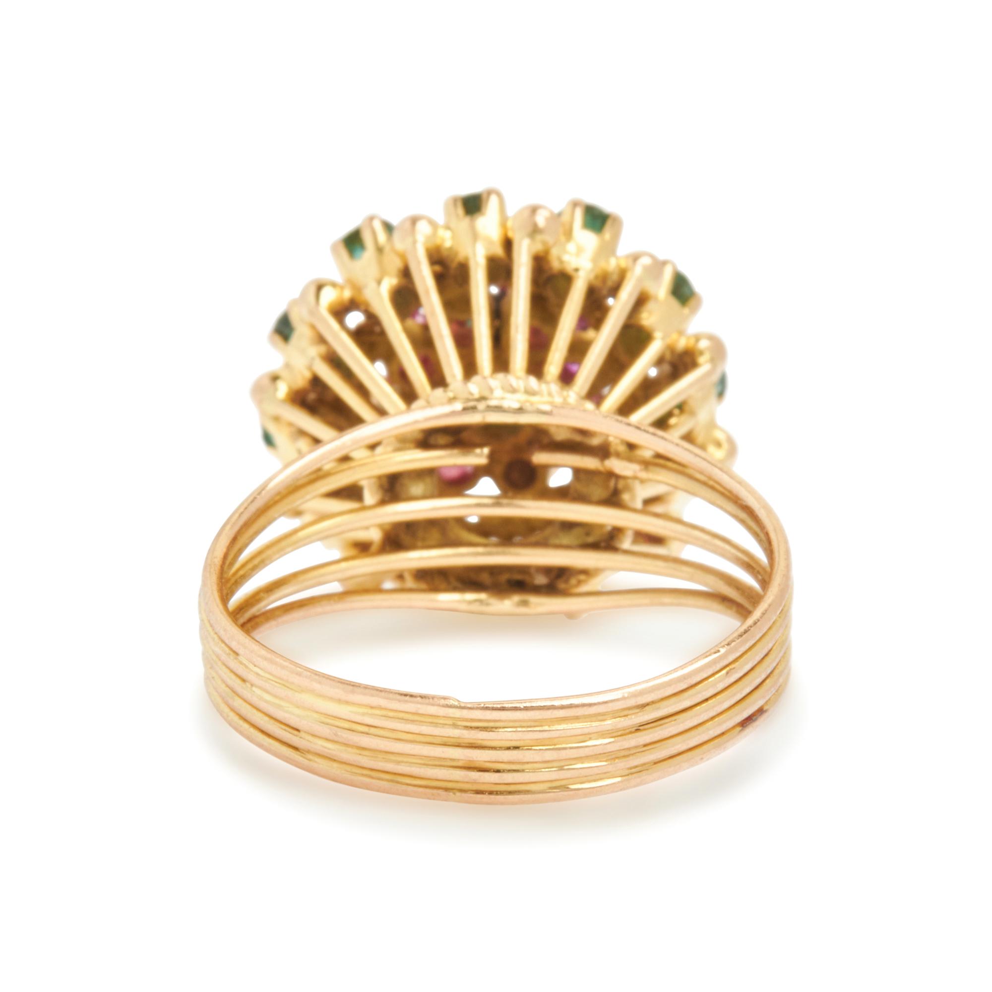 COLLECTION OF YELLOW GOLD AND GEMSTONE RINGS