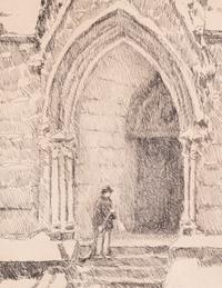 Church Doorway, Snow , 1916