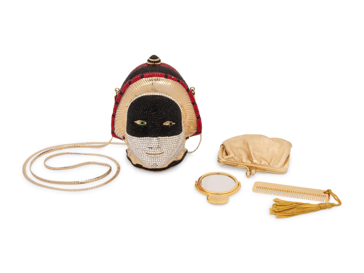 Judith Leiber Venetian Mask Minaudière