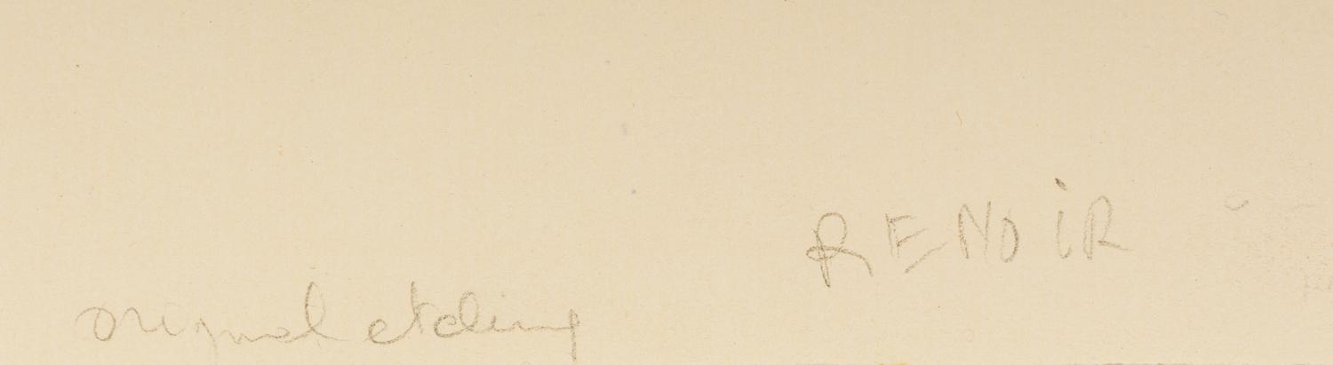 A Pair of Etchings ( Sur la Plage à Berneval, ca. 1892 and Le chapeau épinglé , ca. 1894)