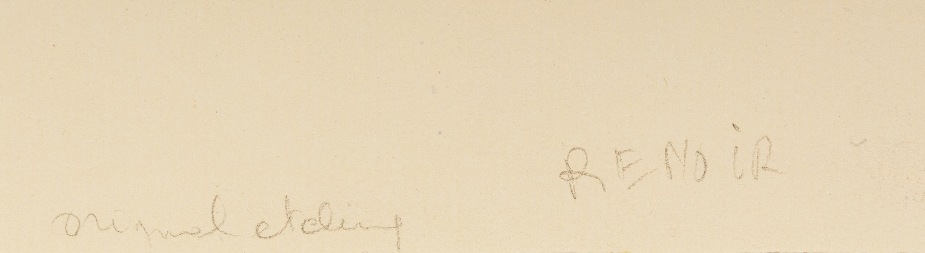 A Pair of Etchings ( Sur la Plage à Berneval, ca. 1892 and Le chapeau épinglé , ca. 1894)