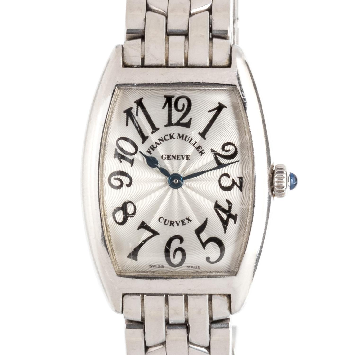 Franck Muller, Stainless Steel Ref. 1752QZ 'Cintree Curvex' Wristwatch