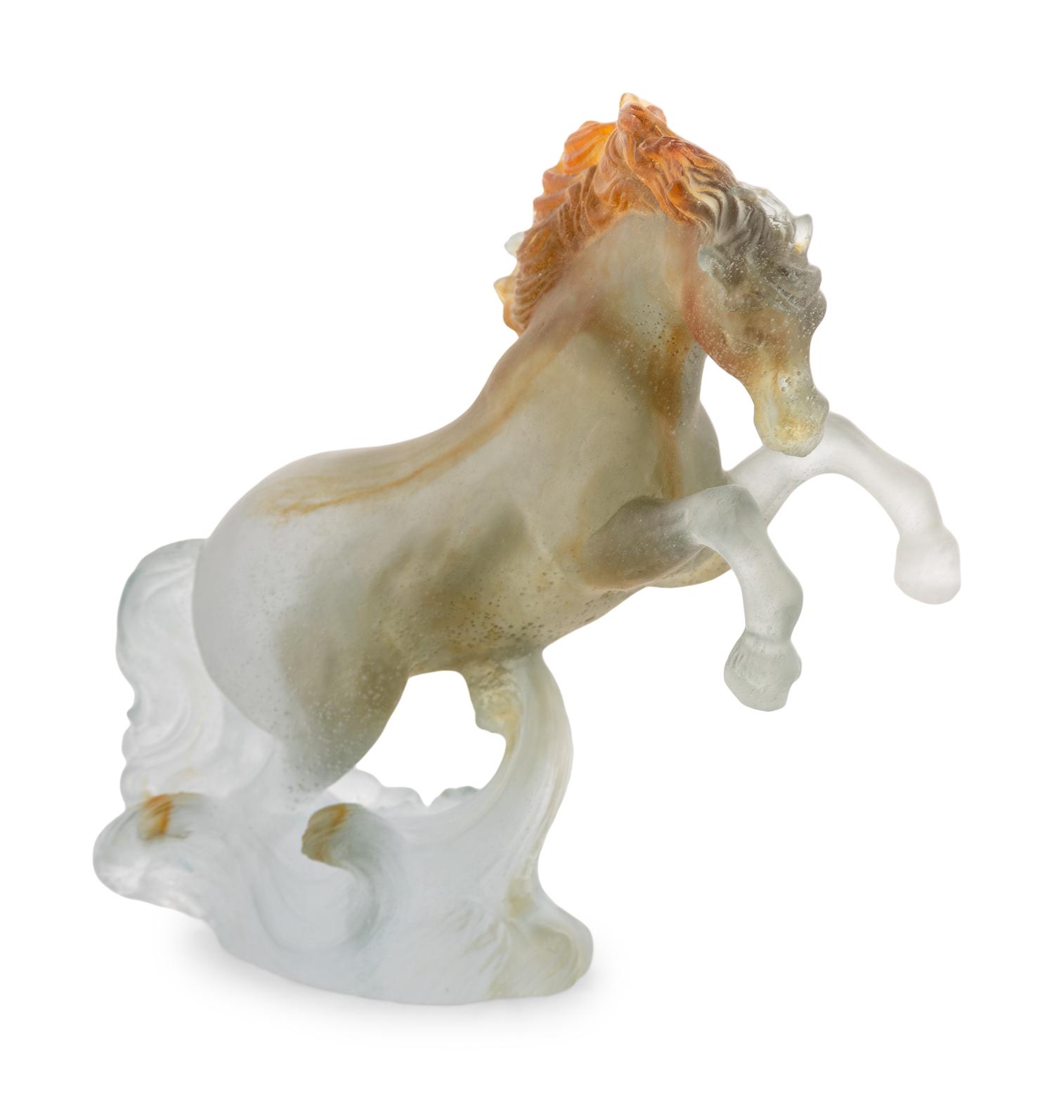 A Daum Pâte-de-Verre Horse