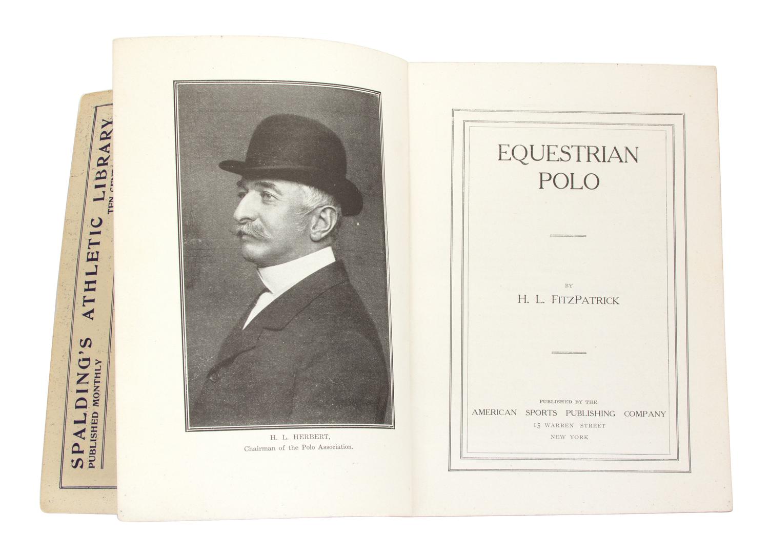 GRISWOLD, F. Gray, The International Polo Cup.