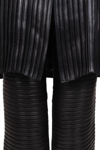 Jitrois Leather Jacket and Pants, 1980-90s