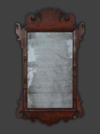 A Chippendale Mahogany Looking Glass