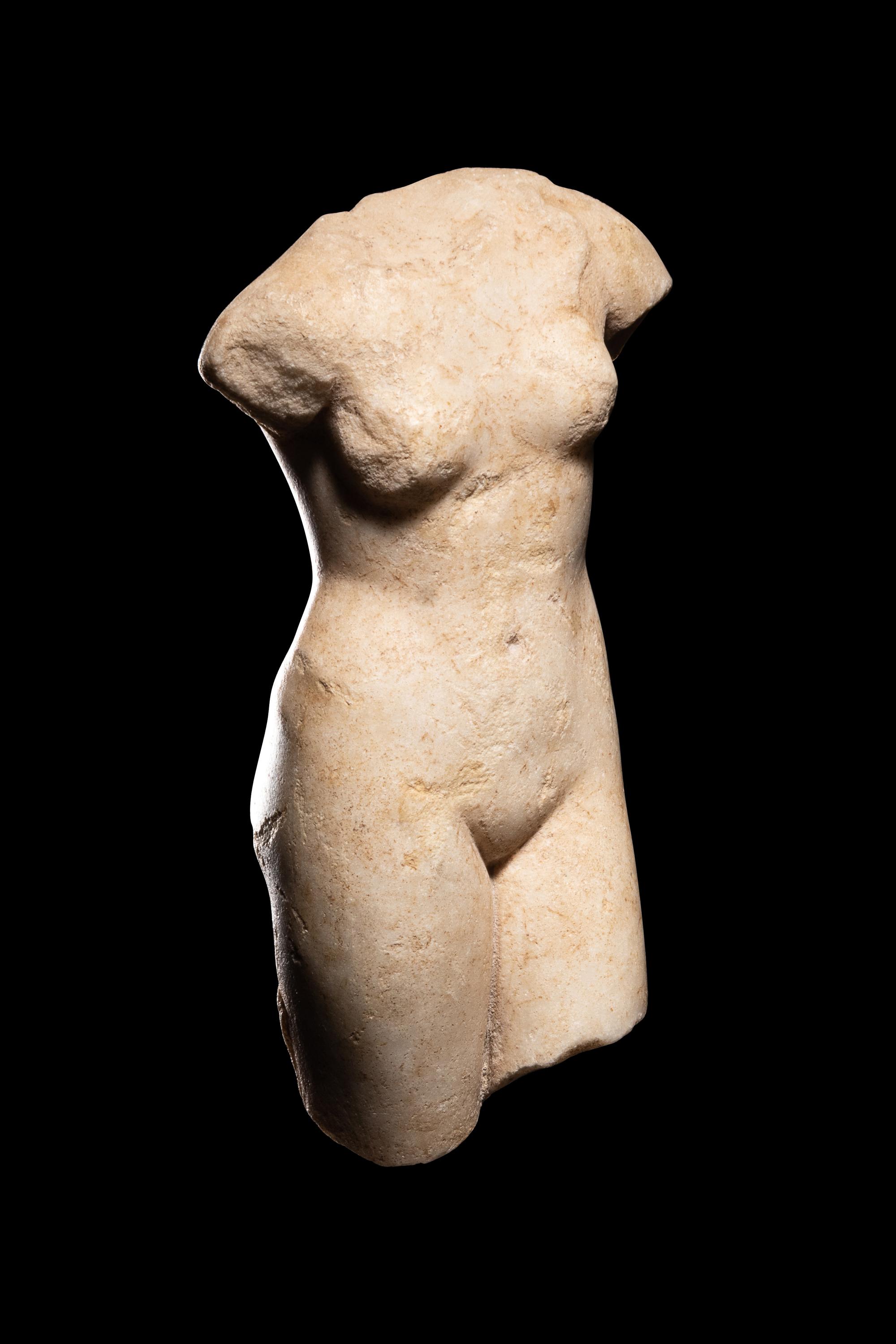 A Roman Marble Torso of Venus