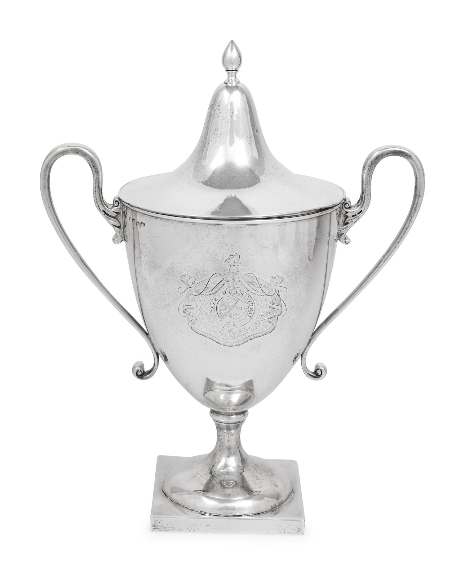 A George III Silver Cup and Cover
