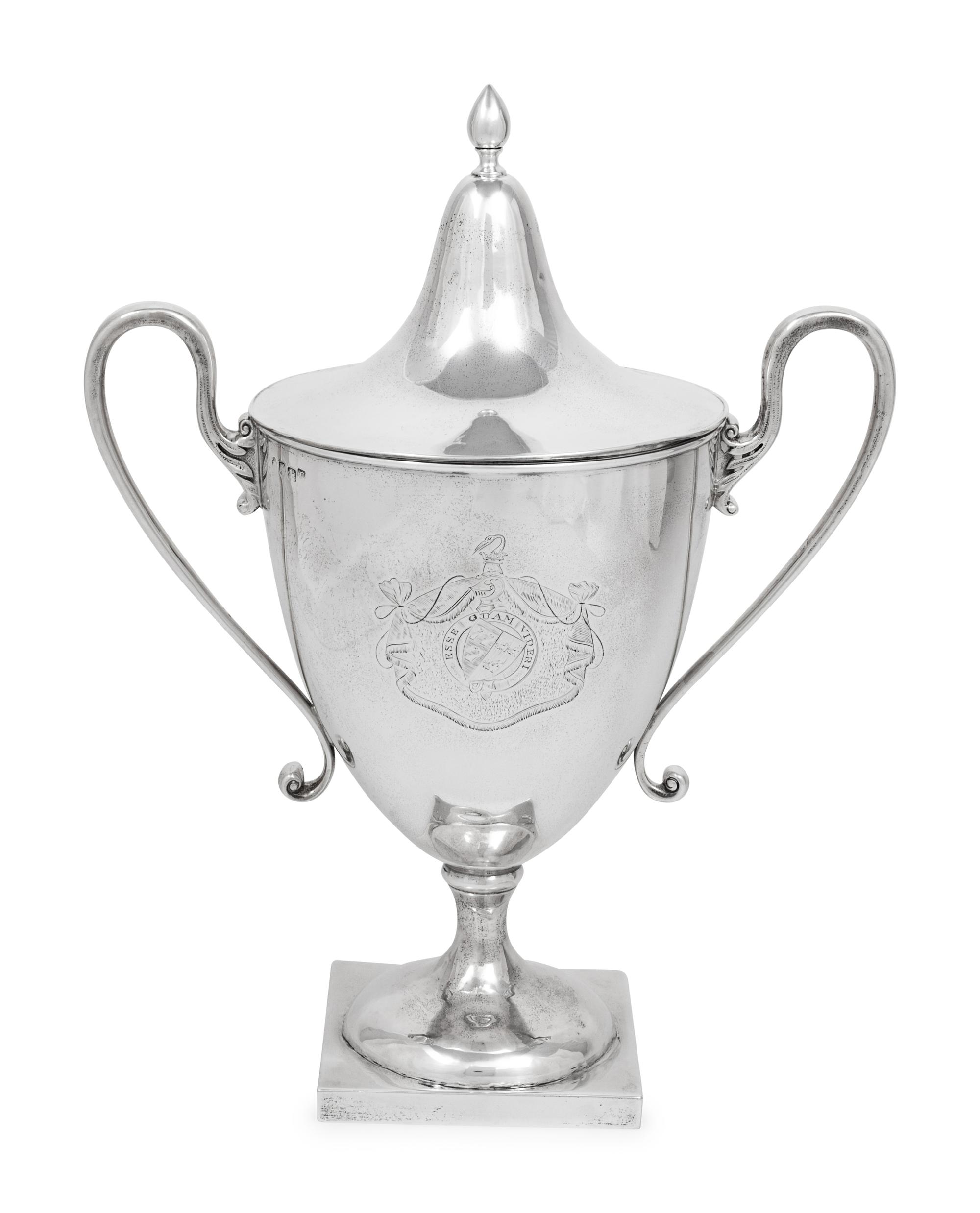 A George III Silver Cup and Cover