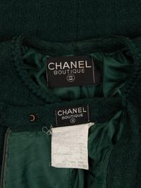 Chanel Green Skirt Suit, 1980-90s