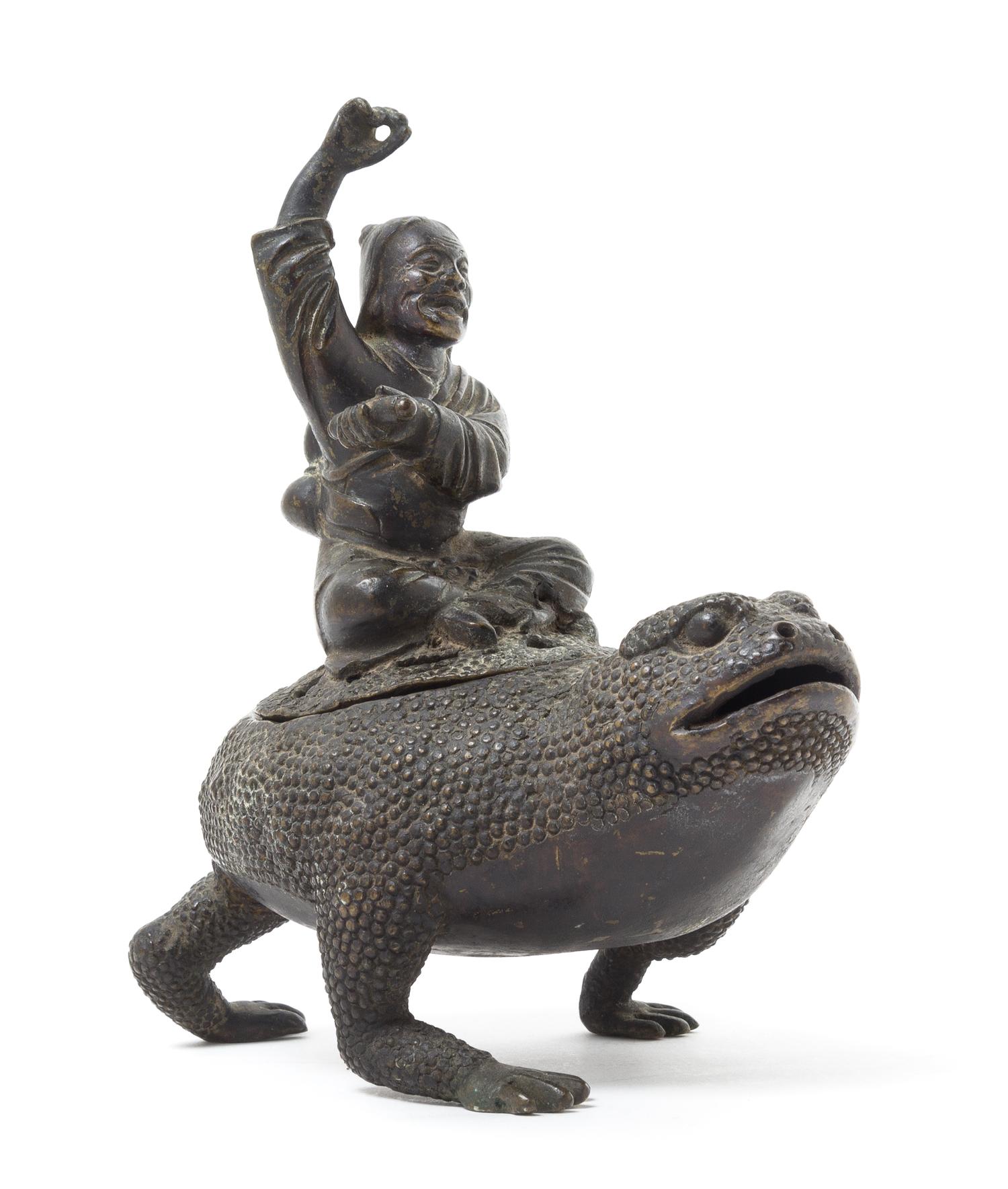 A Bronze Censer Height 8 inches.