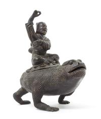 A Bronze Censer Height 8 inches.