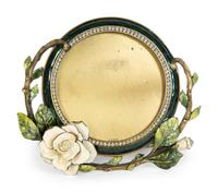 Five Enamel Decorated Table Articles