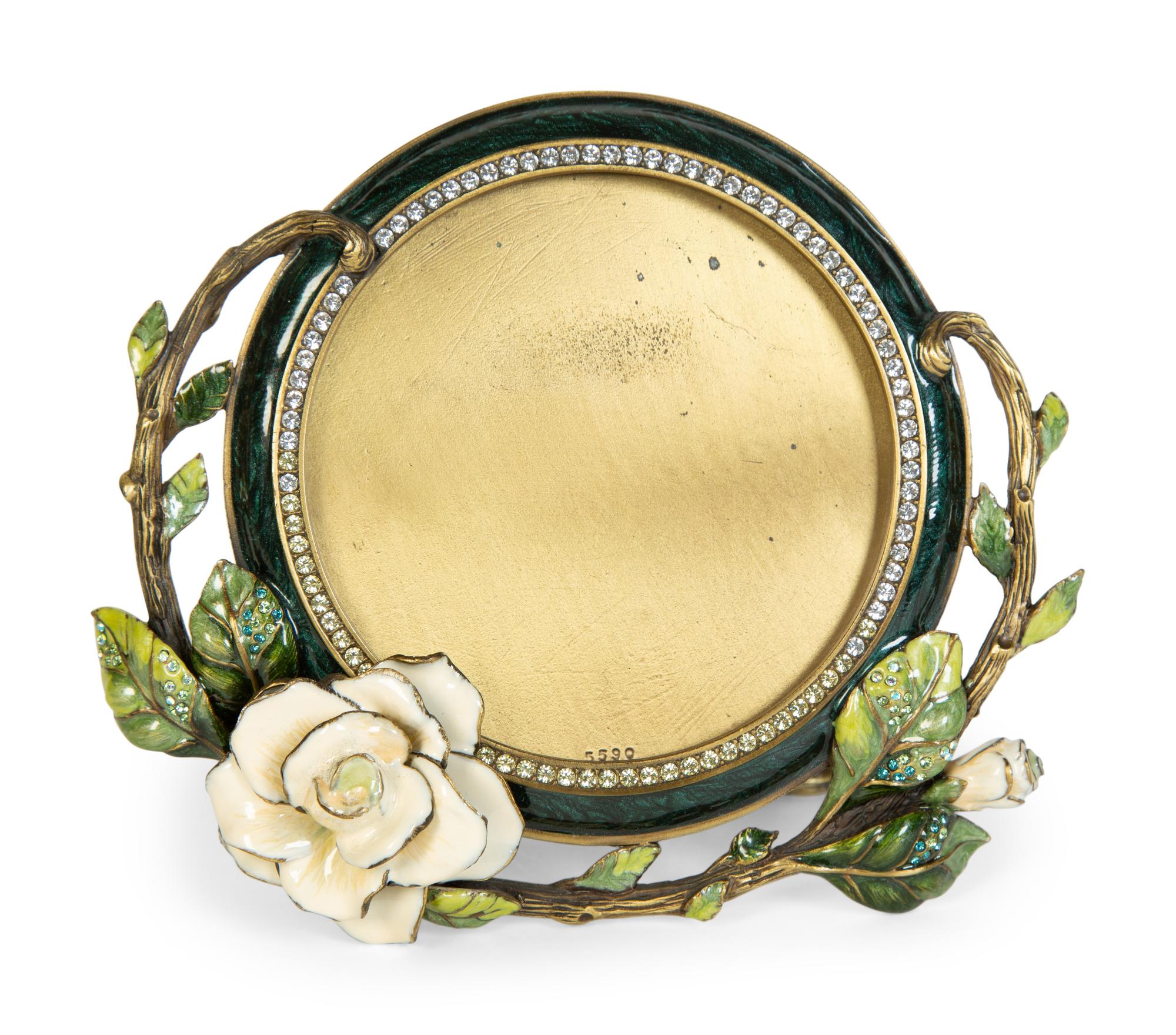 Five Enamel Decorated Table Articles