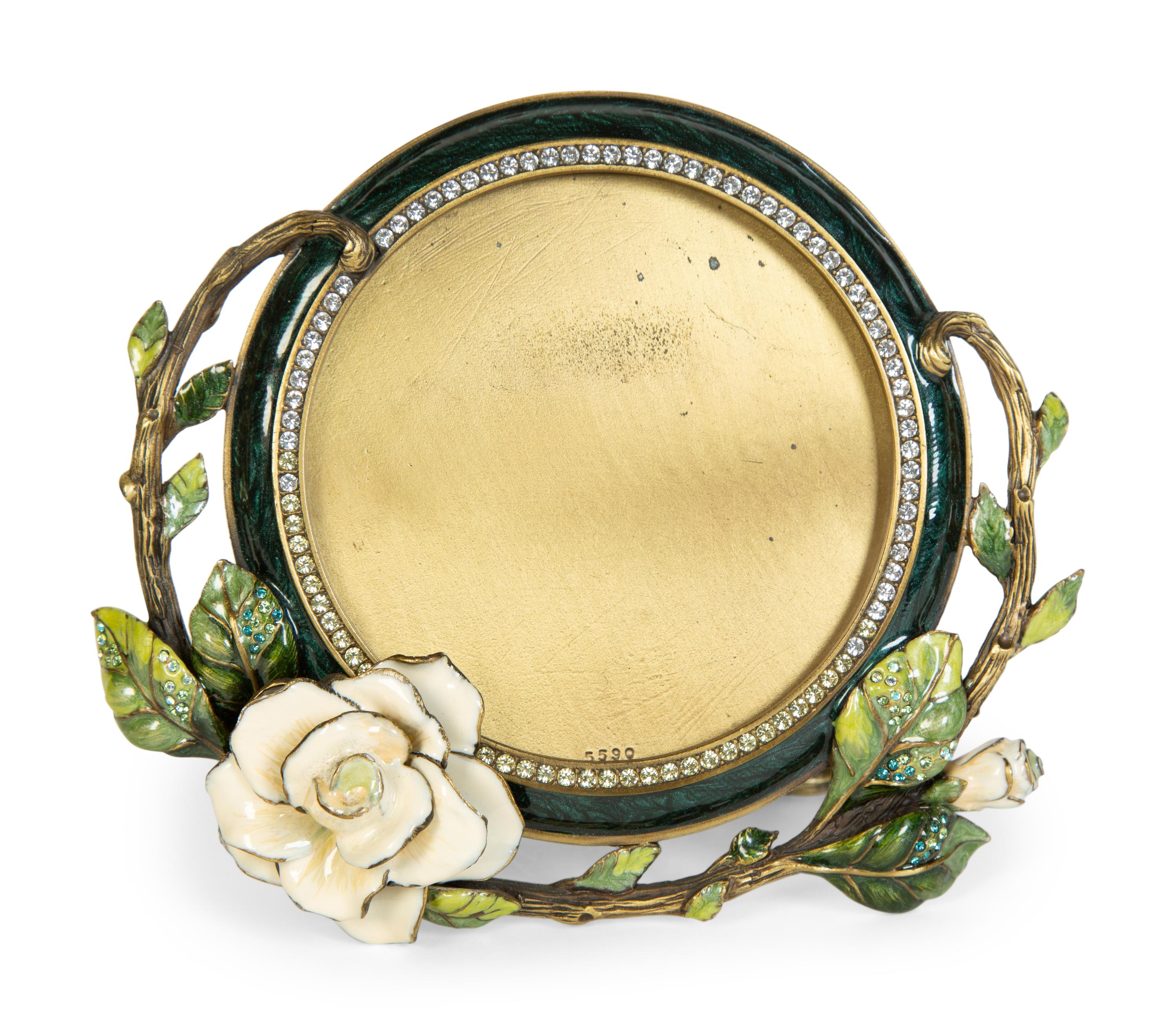 Five Enamel Decorated Table Articles