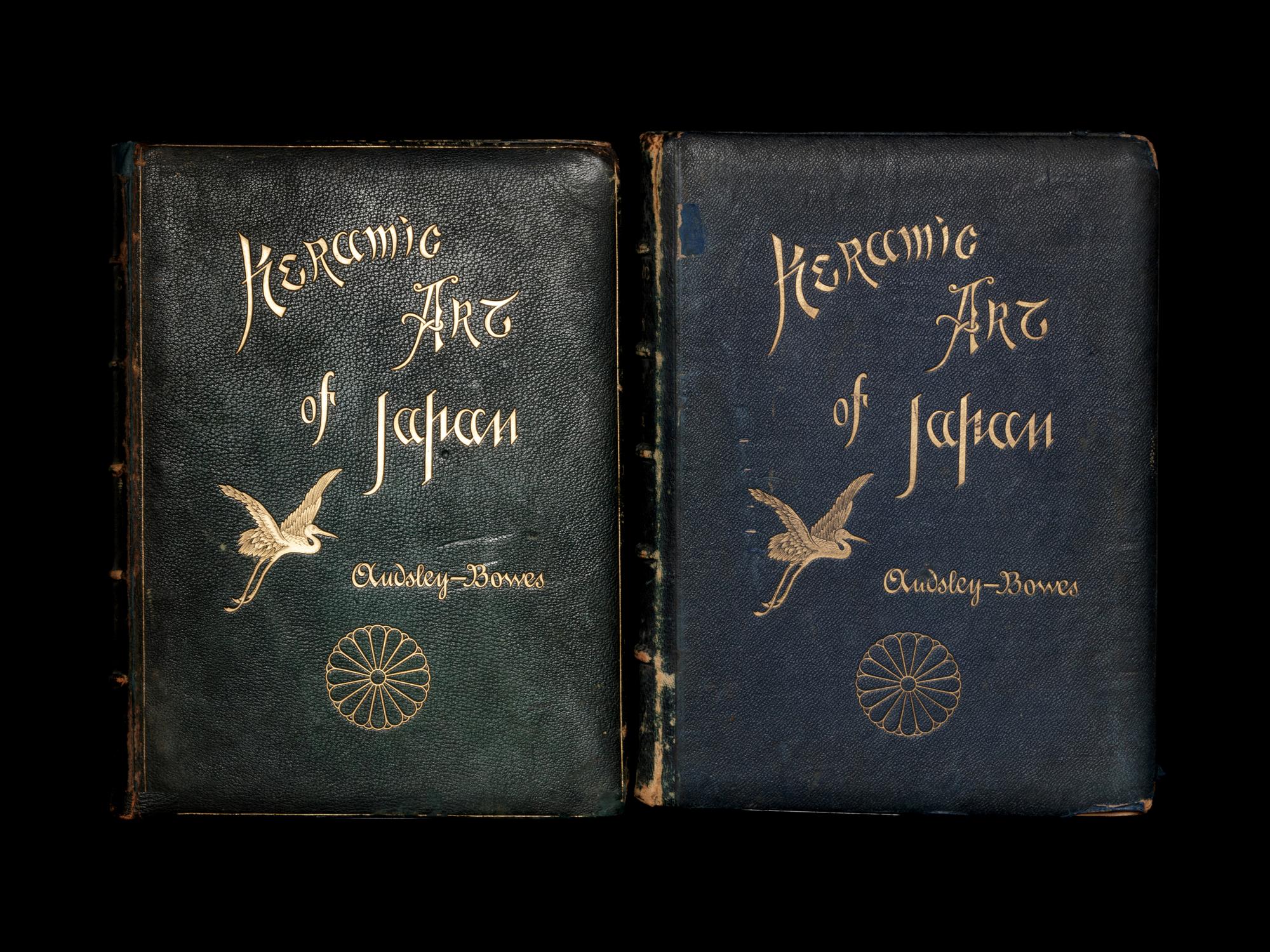 [JAPANESE CERAMICS] AUDSLEY, George Ashdown, and BOWES, James Lord. Keramic Art of Japan. Liverpool/London: Henry Sotheran & Co, 1875.