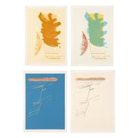 Dan Christensen (American, 1942-2007) — Jivaro I, Jivaro II, MicMac I, and MicMac II (four works), 1979
