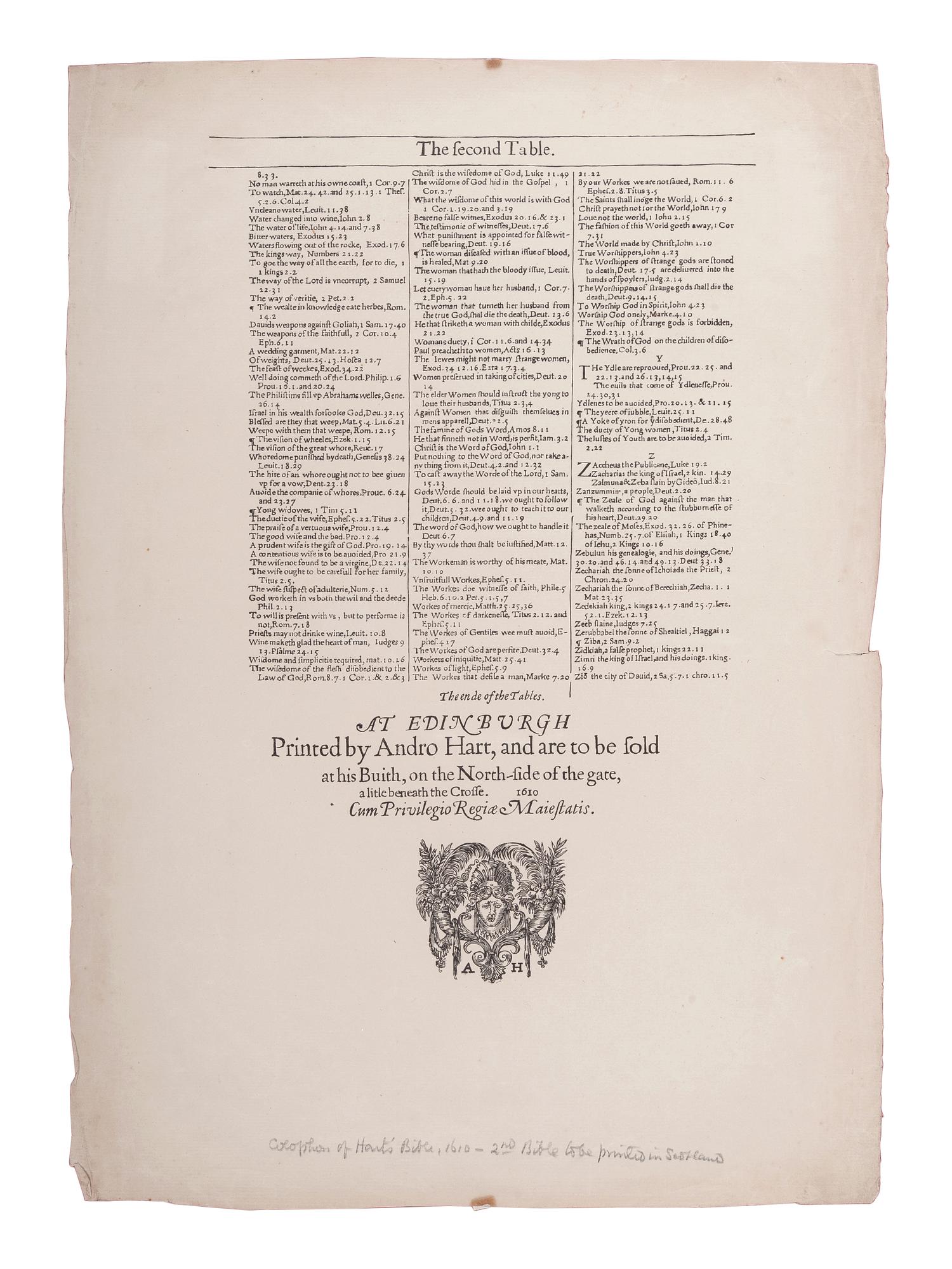 [BIBLE LEAVES - IRELAND, SCOTLAND, AND WALES]. A group of 4 Insular Bible leaves, comprising: