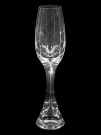 A Set of Twelve Baccarat Neptune Champagne Flutes