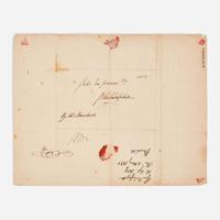 [Americana] Lafayette, Marquis de Autograph Letter, signed