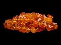 Four Chinese Beaded Amber Jewelry