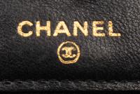 Chanel Timeless Wallet On Chain in Black Caviar Leather