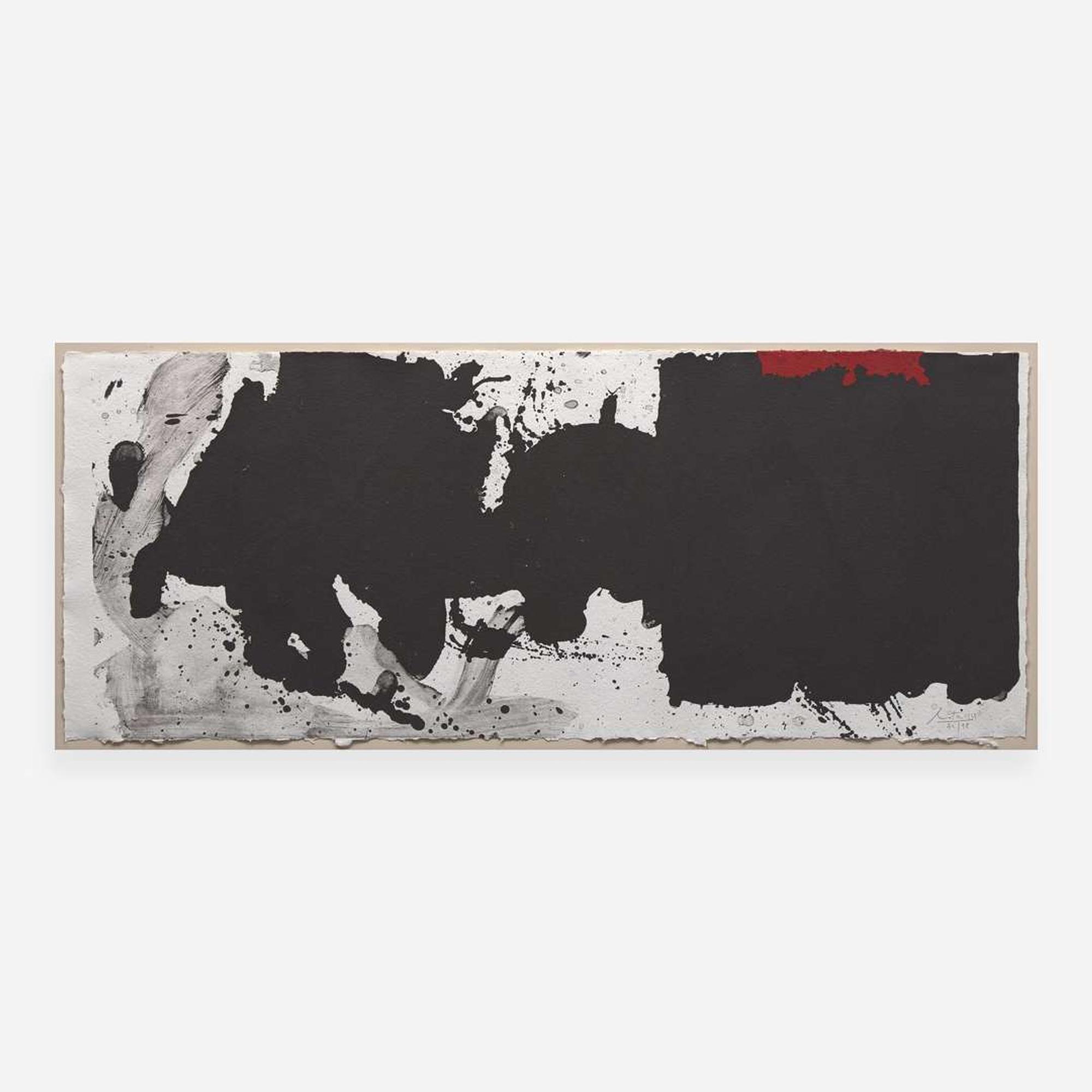 Robert Motherwell (American, 1915-1991) Black with No Way Out